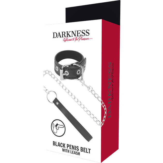 Darkness – Penisring mit Riemen