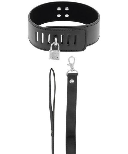 Darkness – Bdsm Collar With Black Lock