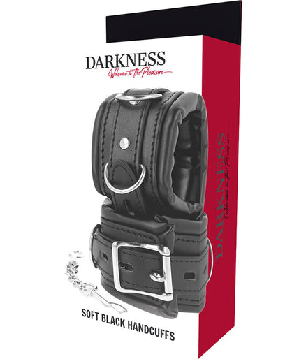DARKNESS - PADDED BDSM HANDCUFFS