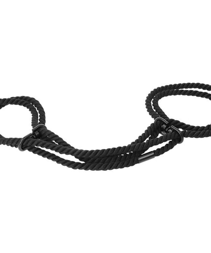DARKNESS - 100% COTTON ROPE HANDCUFFS OR ANKLE HANDCUFFS