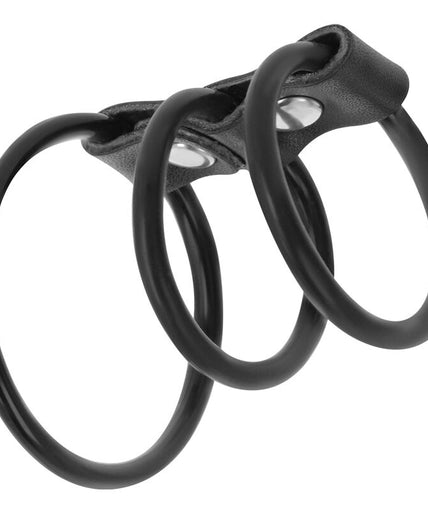 DARKNESS - SET OF 3 FLEXIBLE PENIS RINGS