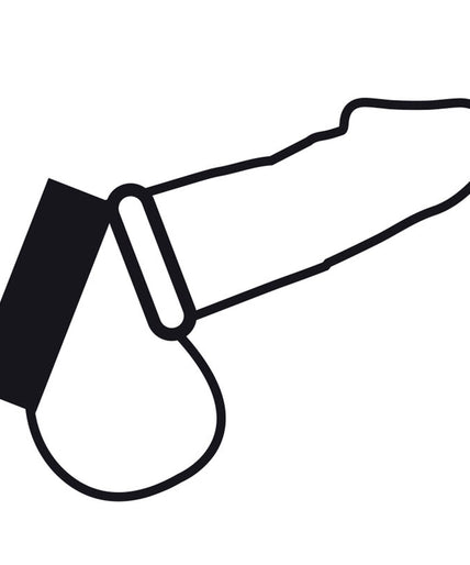 DARKNESS - METAL RING FOR THE PENIS AND TESTICLES