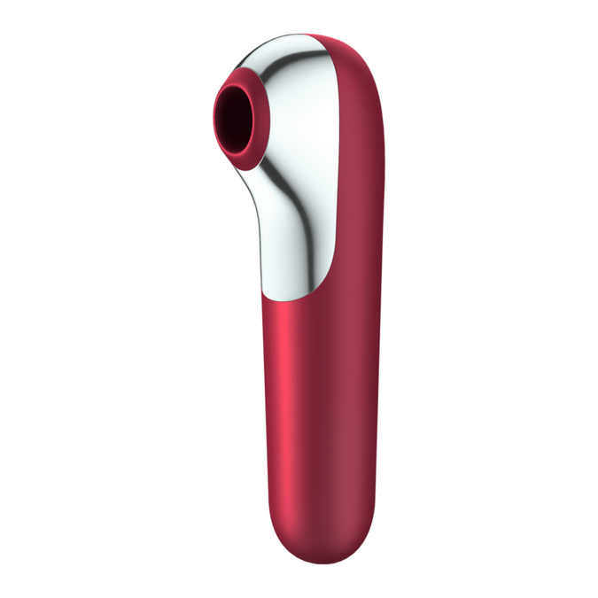 Satisfyer – Dual Love vibrator en zuiger met pulserende lucht, rood