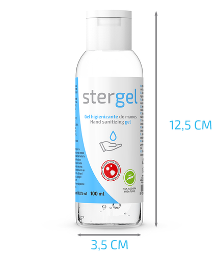 STERGEL - HYDROALCOHOLIC HAND SANITIZING GEL ALOE VERA 100ML