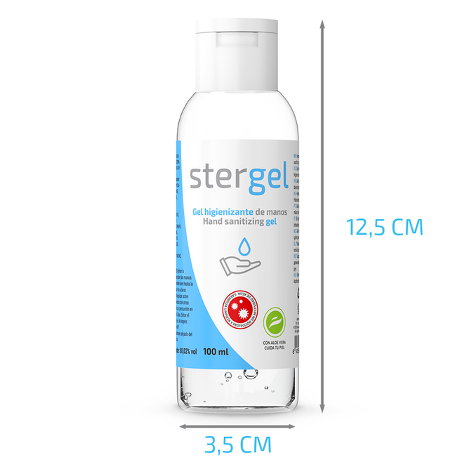 STERGEL - HYDROALCOHOLISCHE HANDGEL ALOE VERA 100ML