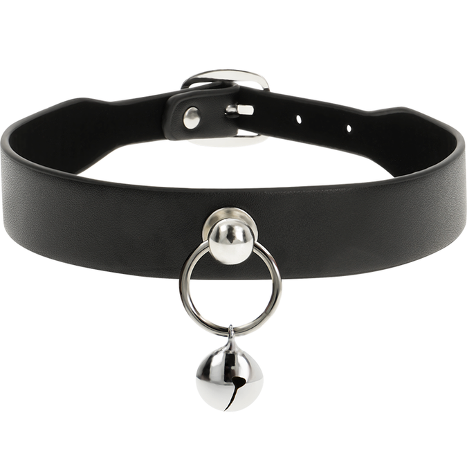 Coquette Chic Desire – Vegan Leren Ketting Dames Accessoire Rammelaar/oorbel