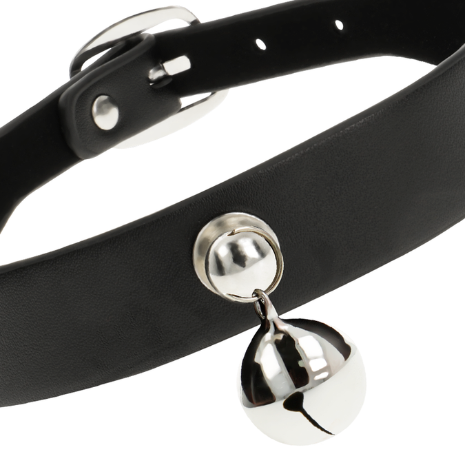Coquette Chic Desire – Vegan Leather Necklace Woman Rattle Accessory