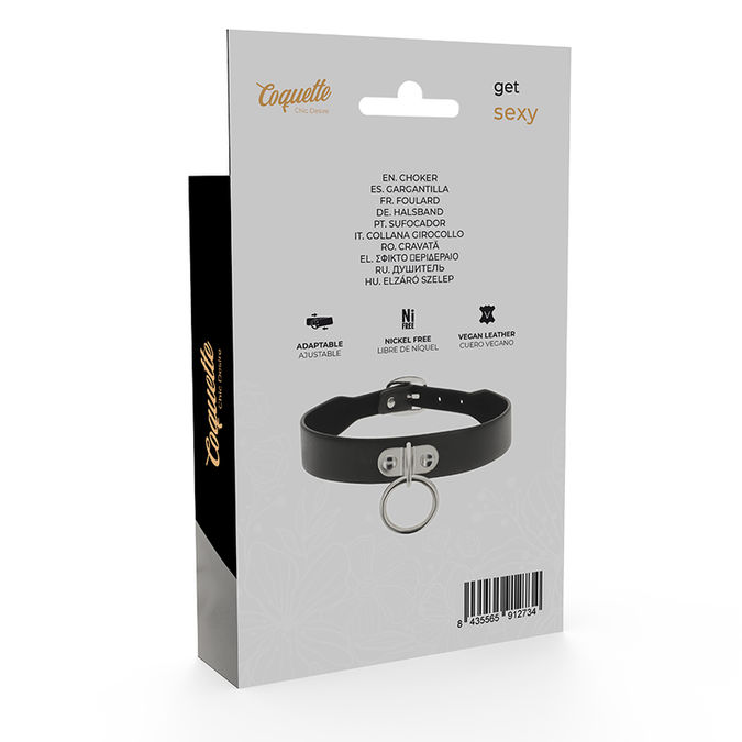 Coquette Chic Desire – Vegan Leren Ketting Vrouw Fetisj Accessoire