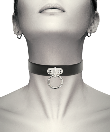Coquette Chic Desire – Vegan Leather Necklace Woman Fetish Accessory