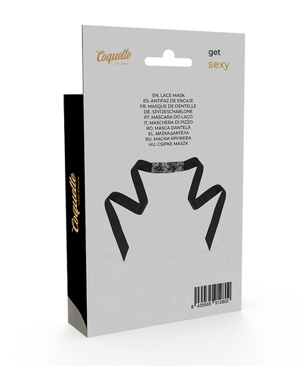COQUETTE CHIC DESIRE - LACE MASK BLACK