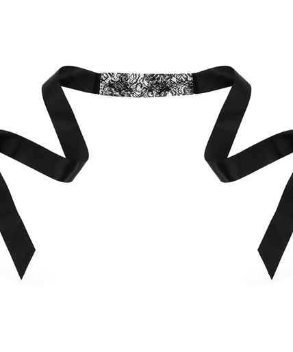 COQUETTE CHIC DESIRE - LACE MASK BLACK