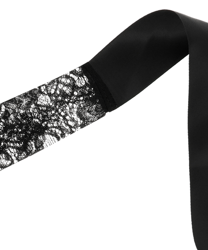 COQUETTE CHIC DESIRE - LACE MASK BLACK