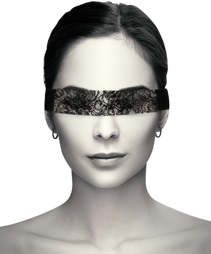 COQUETTE CHIC DESIRE - LACE MASK BLACK