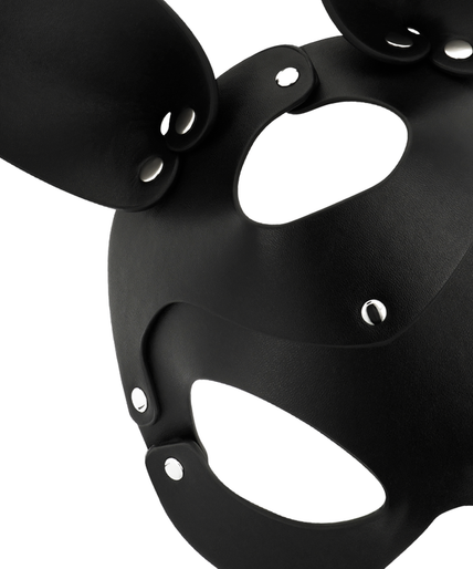 COQUETTE CHIC DESIRE - VEGAN LEATHER MASK WITH BUNNY EARS
