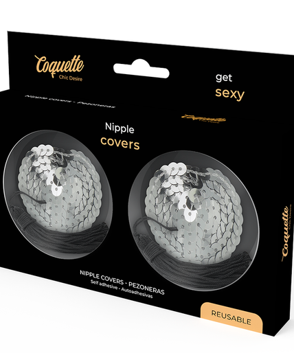 COQUETTE CHIC DESIRE - NIPPELKAPJES ZILVER