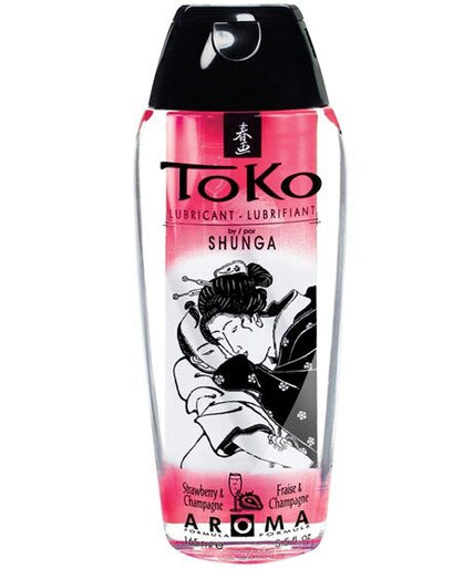 Shunga Toko Strawberry & Champagne Flavoured Lubricant 165ml