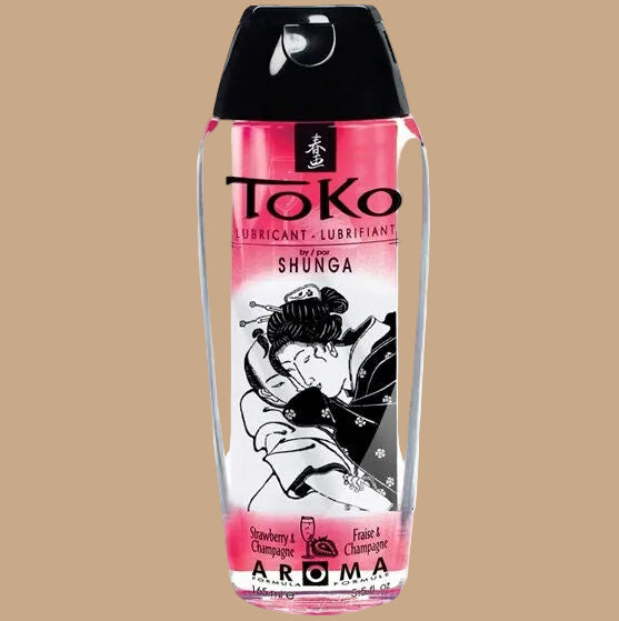 Shunga Toko Glijmiddel met Aardbeien- & Champagnesmaak 165 ml