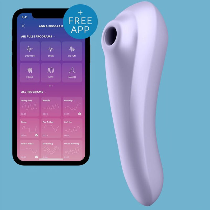 Satisfyer – Dual Pleasure Luchtdruk Vibrator Mauve