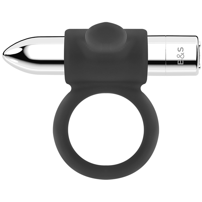 Black&silver – Cameron Wiederaufladbarer Ring Silber