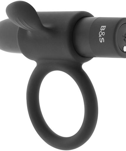 Zwart&zilver – Cameron Black oplaadbare ring