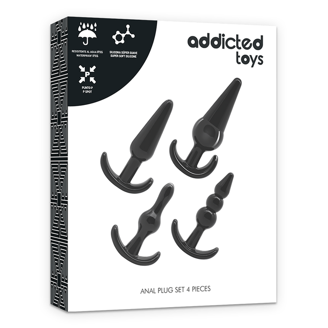 ADDICTED TOYS - SET 4 ANAALPLUGGEN