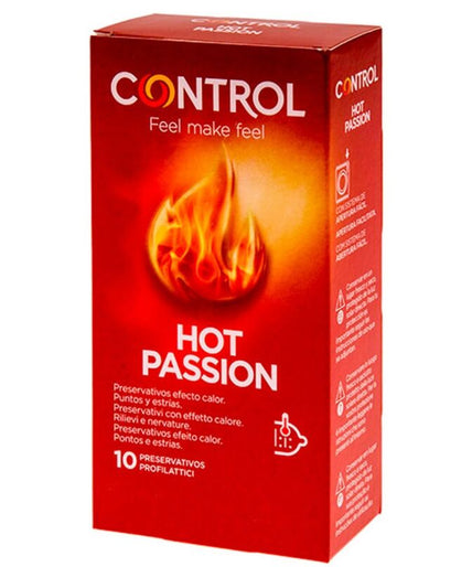 CONTROL - HOT PASSION WARMING EFFECT 10 UNITS