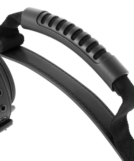 FETISH SUBMISSIVE - NOPRENE LINING HANDCUFFS WITH HANDLE
