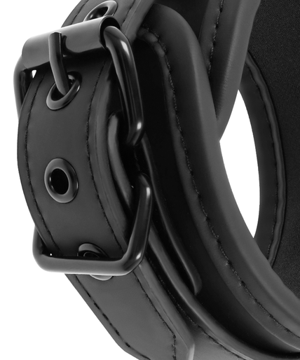 FETISH SUBMISSIVE - NOPRENE LINING HANDCUFFS WITH HANDLE