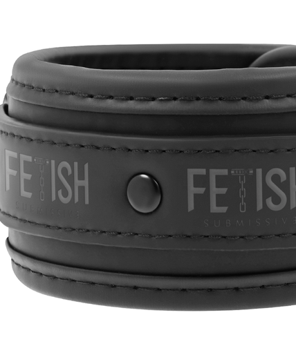 FETISH SUBMISSIVE - MASTER POSITION WITH 4 NOPRENE-LINED HANDCUFFS