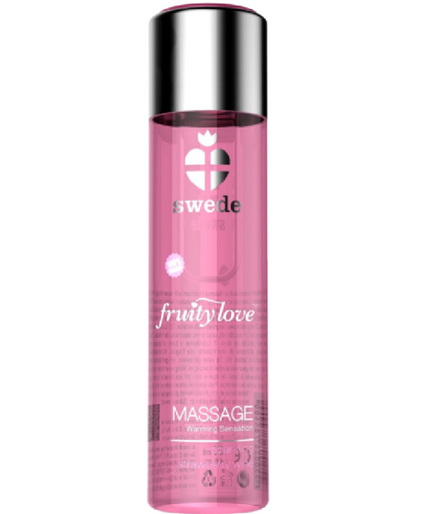 Swede – Fruity Love Warming Effect Massage Oil Sparkling Strawberry Wine 120 Ml