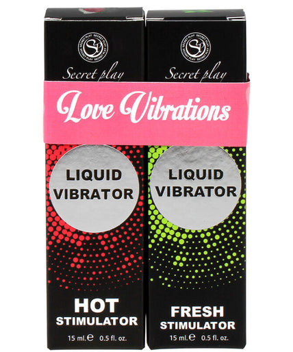 SECRETPLAY - VLOEIBARE VIBRATOR LOVE VIBRATIONS PAKKET