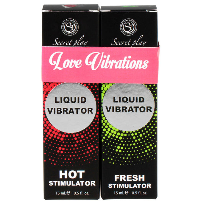 SECRETPLAY - VLOEIBARE VIBRATOR LOVE VIBRATIONS PAKKET