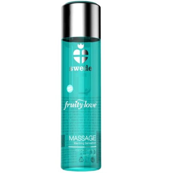Swede – Fruitige Liefde Verwarmende Massageolie Zwarte Bes en Limoen 60 ml