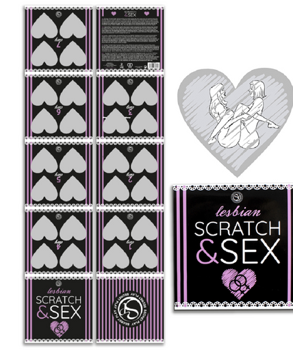 SECRETPLAY - SCRATCH & SEX GAME FOR COUPLES LESBIAN POSITIONS (ES/EN/FR/PT/DE)
