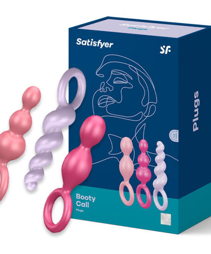 Satisfyer – Anale Pluggen Set 3 Stuks Driekleurig