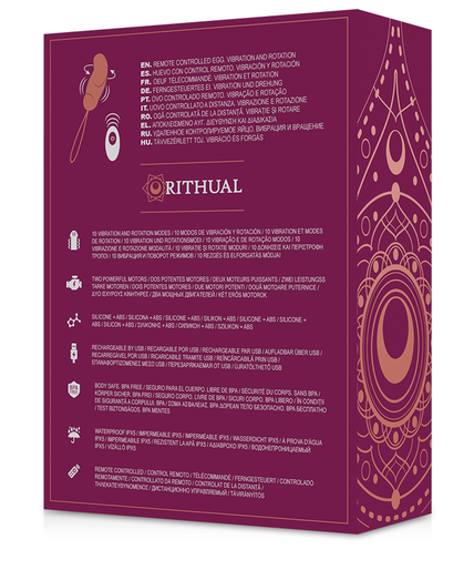 RITHUAL - ESHA EGG REMOTE CONTROL SYSTEM ROTATION + VIBRATION