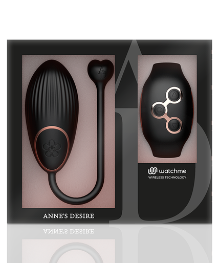 ANNE'S DESIRE - EGG REMOTE CONTROL TECHNOLOGY WATCHME BLACK/GOLD