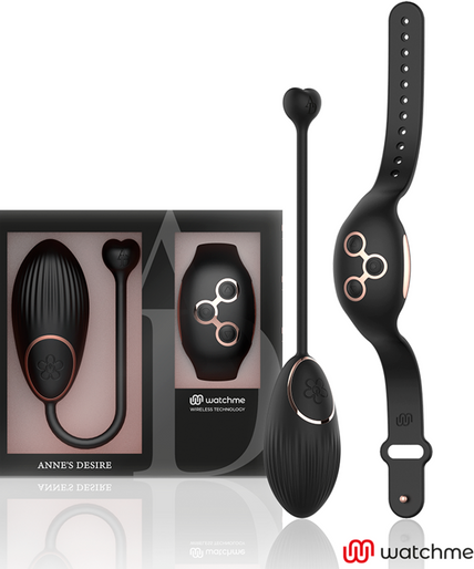 ANNE'S DESIRE - EGG REMOTE CONTROL TECHNOLOGY WATCHME BLACK/GOLD