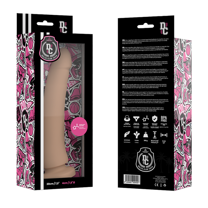 Delta Club – G-Spot Dildo Medical Silicone 20 cm Ø 4 cm | Natural