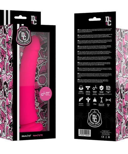 DELTA CLUB - TOYS PINK DILDO MEDICAL SILICONE 20 CM -O- 4 CM