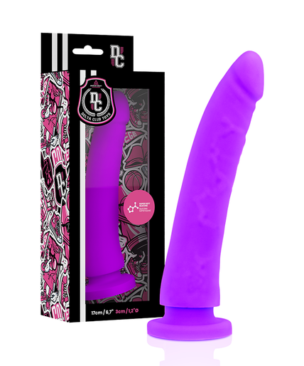 DELTA CLUB - TOYS HARNESS + DONG PURPLE SILICONE 17 CM -O- 3 CM