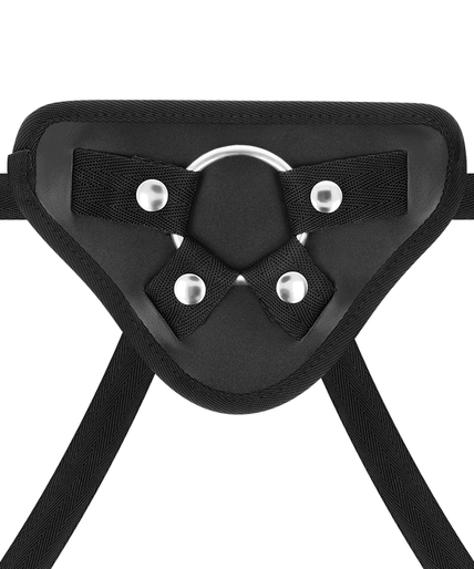 DELTA CLUB - TOYS HARNESS + DONG PURPLE SILICONE 17 CM -O- 3 CM