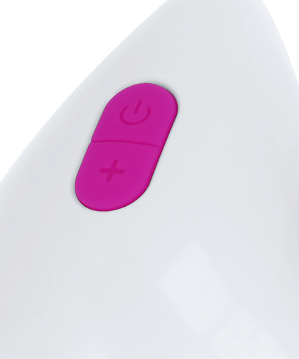 OHMAMA - TEXTURED VIBRATING EGG 10 MODES PURPLE AND WHITE
