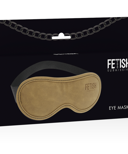 FETISH SUBMISSIVE ORIGEN - VEGAN LEATHER MASK WITH NEOPRENE LINING