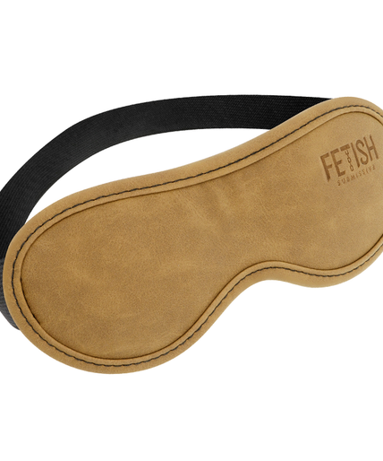 FETISH SUBMISSIVE ORIGEN - VEGAN LEATHER MASK WITH NEOPRENE LINING