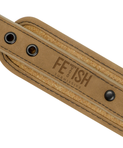 FETISH SUBMISSIVE ORIGEN - NEOPRENE LINED NECKLACE WITH CHAIN