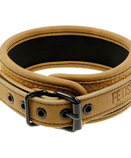 FETISH SUBMISSIVE ORIGEN - NEOPRENE LINED NECKLACE WITH CHAIN