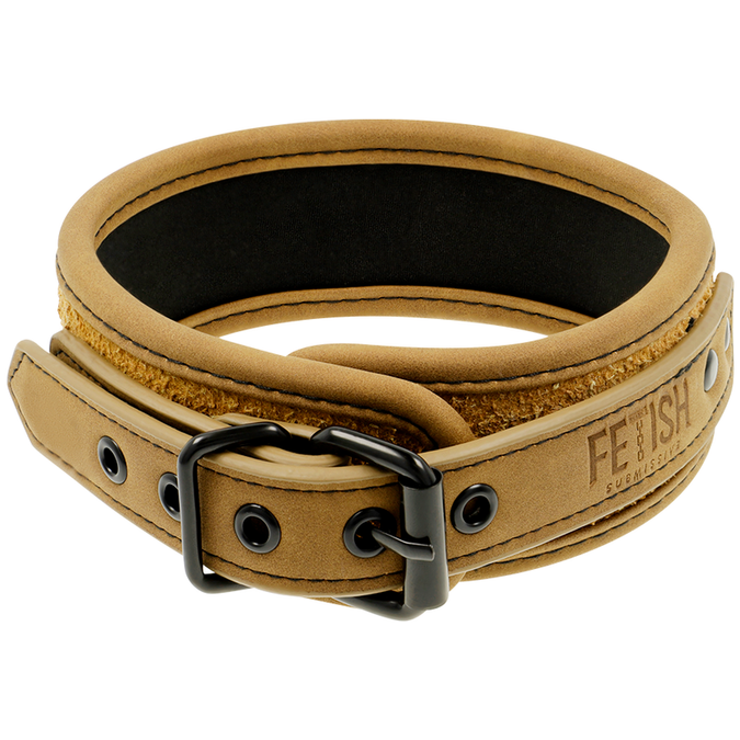 Fetish Submissive Origen – Neoprene Lined Necklace with Chain