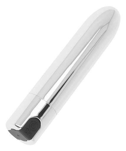 OHMAMA - SILVER VIBRATING BULLET 9.5 CM