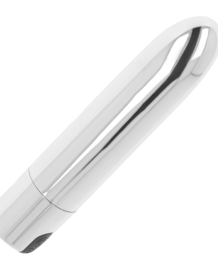 OHMAMA - SILVER VIBRATING BULLET 9.5 CM
